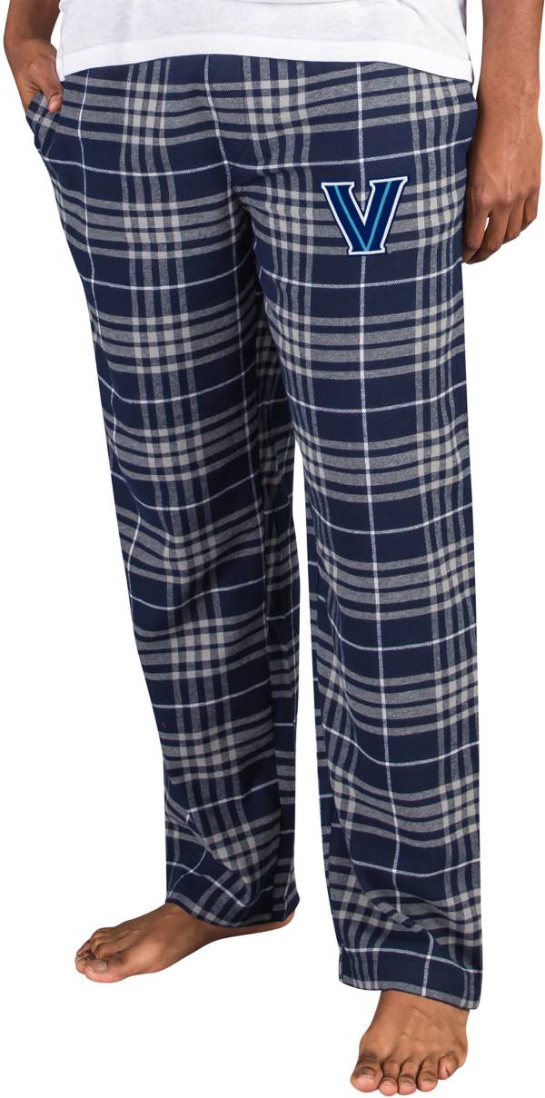 College Concepts Men's Villanova Wildcats Navy Concord Flannel Pants