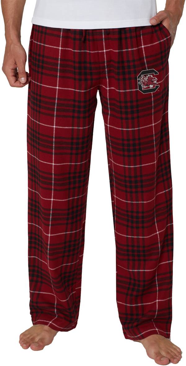 College Concepts Men s South Carolina Gamecocks Garnet Concord Flannel Pants