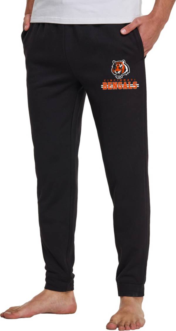 Cincinnati Bengals Mens Black Team Logo Sleep Pants on Sale