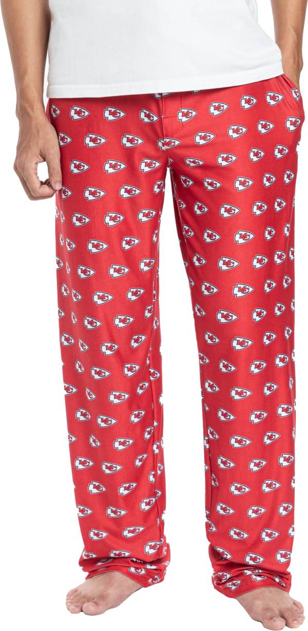 Concepts Sport Men's Kansas City Chiefs Gauge Red All-Over-Print Pants