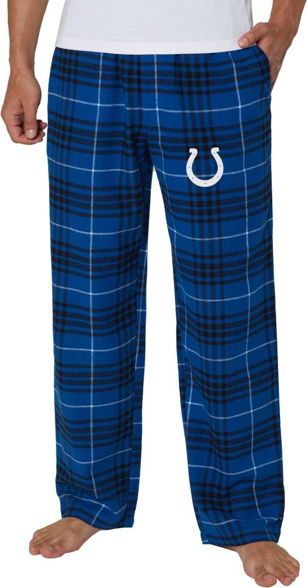 Concepts Sport Men s Indianapolis Colts Concord Blue Flannel Pants