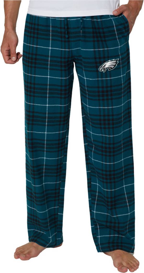 Concepts Sport Men s Philadelphia Eagles Concord Black Flannel Pants