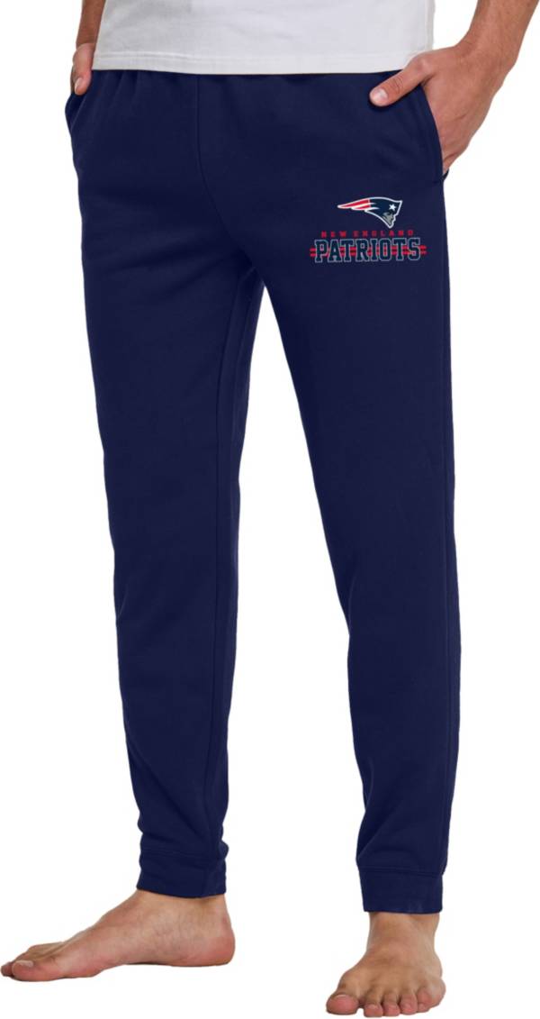 Concepts Sport Men's New England Patriots Navy Biscayne Flannel Pants product image