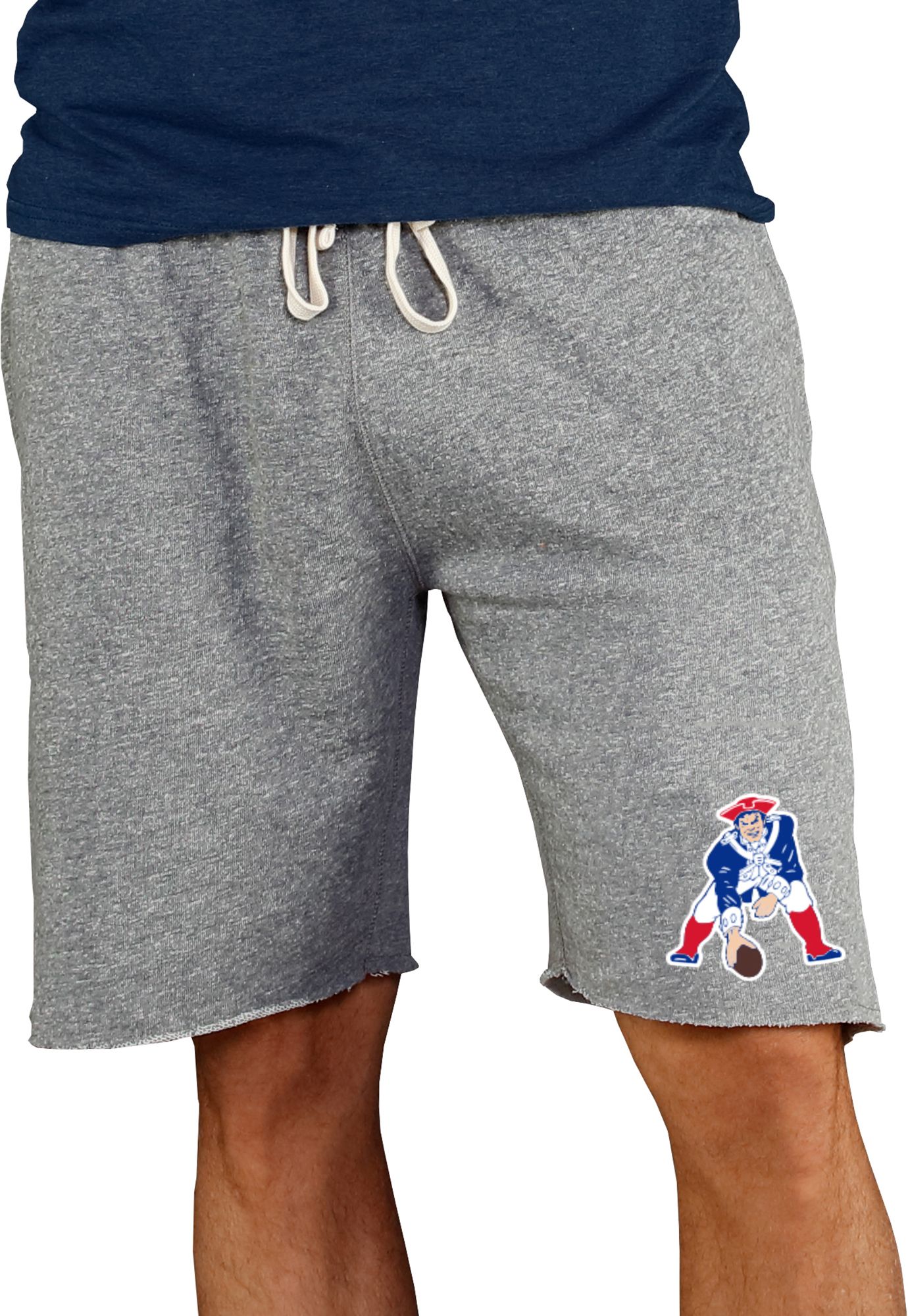 Concepts Sport Men's New England Patriots Mainstream Terry Grey Shorts