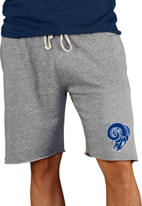 Concepts Sport Men's Los Angeles Rams Mainstream Terry Grey Shorts