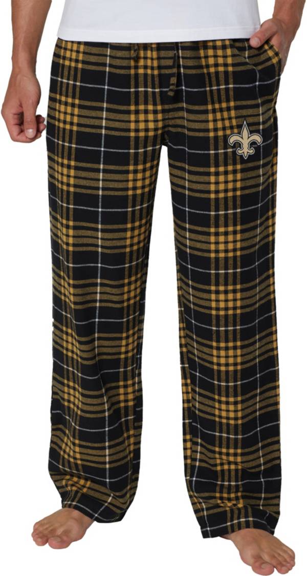 Concepts Sport Men s New Orleans Saints Concord Black Flannel