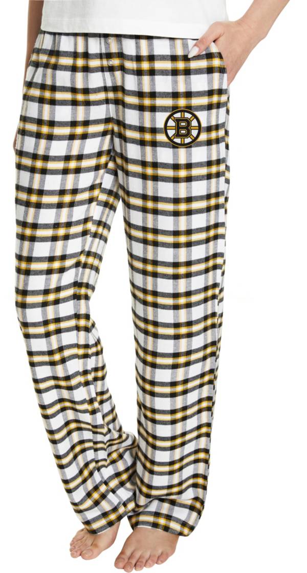 Women's Concepts Sport Black Boston Bruins Gauge Allover Print Knit Sleep  Pants