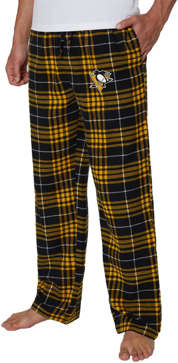 Concepts Sport Men s Pittsburgh Penguins Flannel Black Pajama