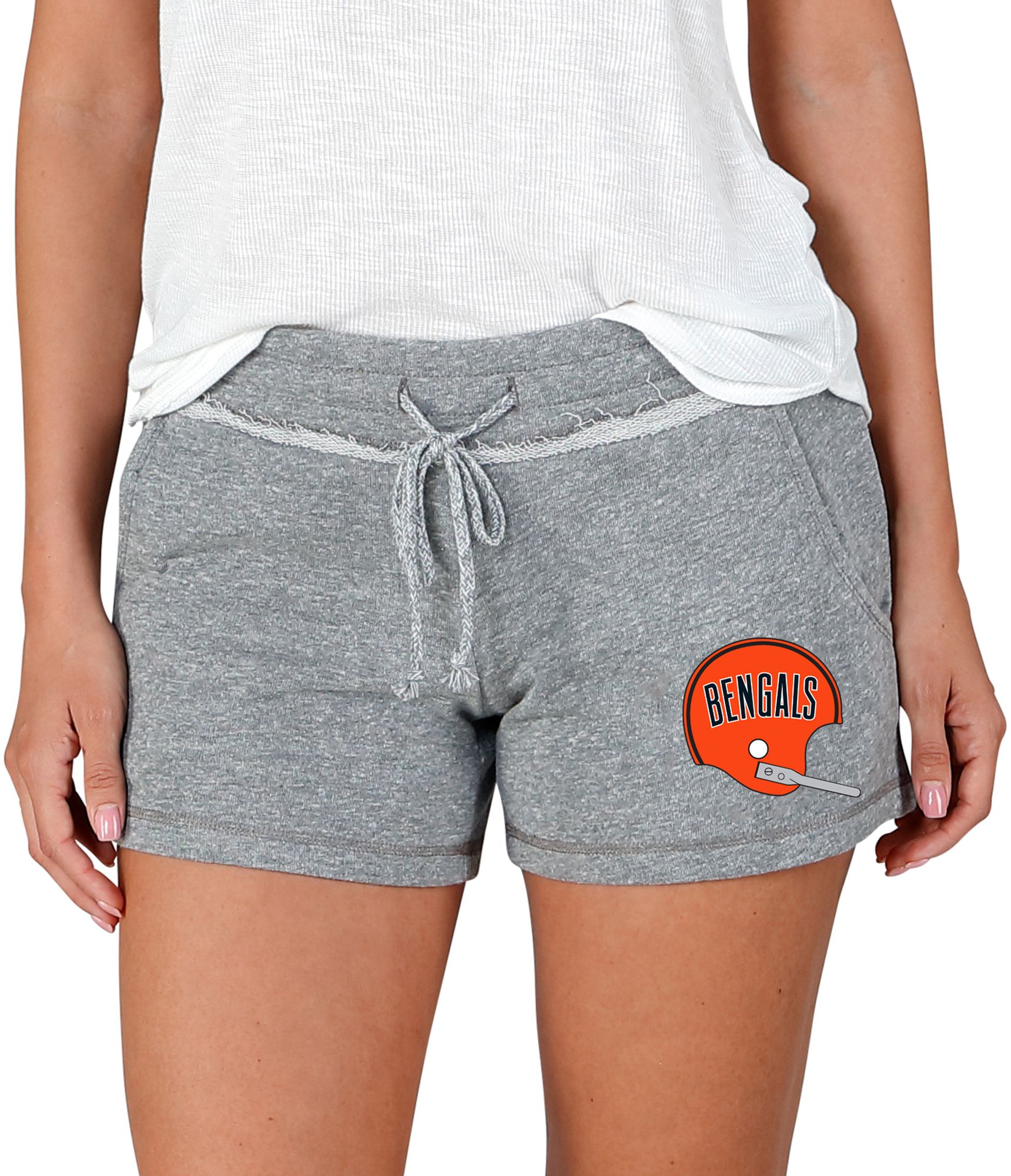 Concepts Sport Women's Cincinnati Bengals Mainstream Terry Grey Shorts