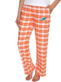 Concepts Sport Women's Miami Dolphins Orange Sienna Flannel