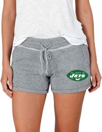 NFL Team Apparel Men's New York Jets Grey Mainstream Terry Shorts