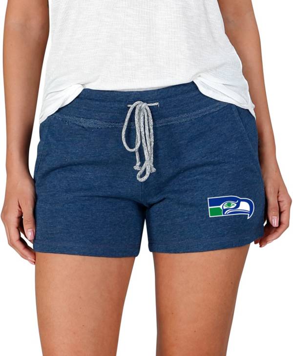 Concepts Sport Women's Seattle Seahawks Mainstream Terry Navy Shorts