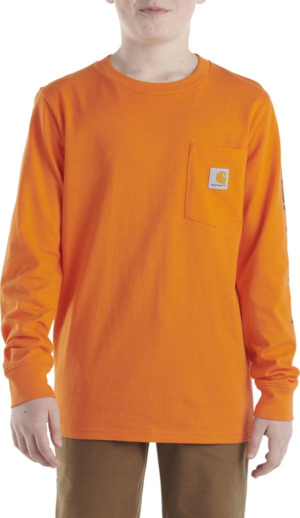 Carhartt orange 2024 pocket tee