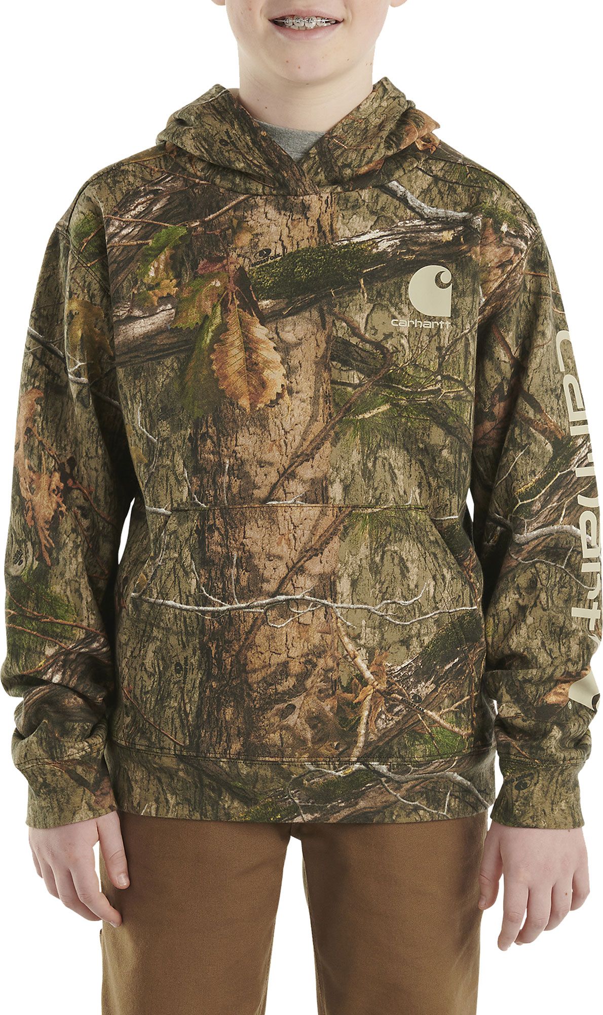 Carhartt Boys' Camo Graphic Long Sleeve Sweatshirt product image