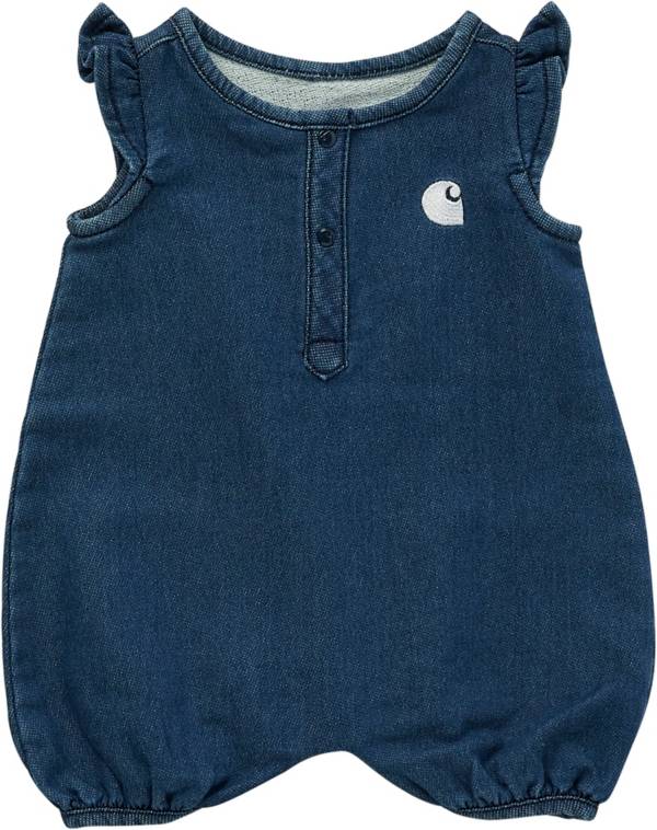 Carhartt Infant Knit Denim Henley Romper product image