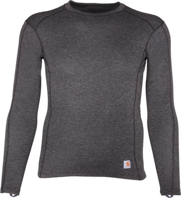 Carhartt Men's Force Mid-Weight Synthetic Wool Blend Base Layer Crew ...