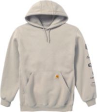 Carhartt hoodie hot sale sleeve logo