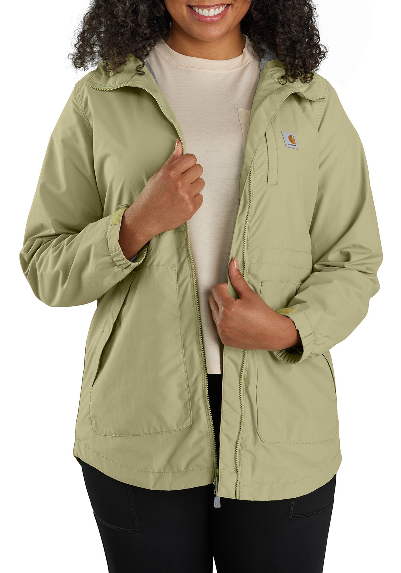 Carhartt women's rain defender hooded lightweight coat online