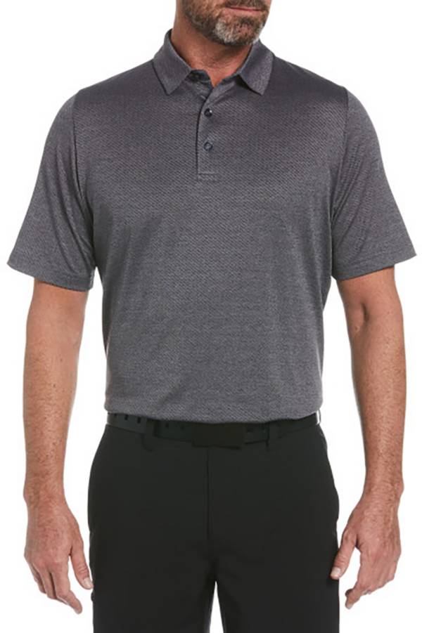 Under Armour Men's Playoff Jacquard Long Sleeve Golf Polo Black M