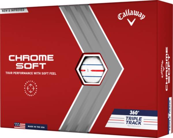 Callaway 2022 Chrome Soft Triple Track 360 Golf Balls | Dick's