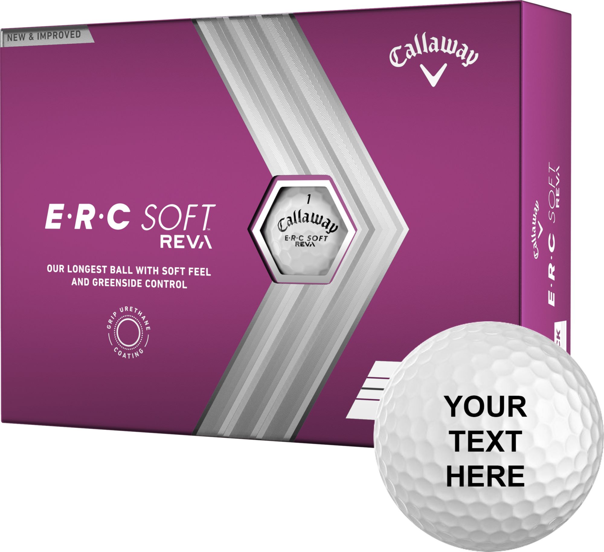 Callaway 2023 ERC Soft REVA Triple Track Personalized Golf Balls