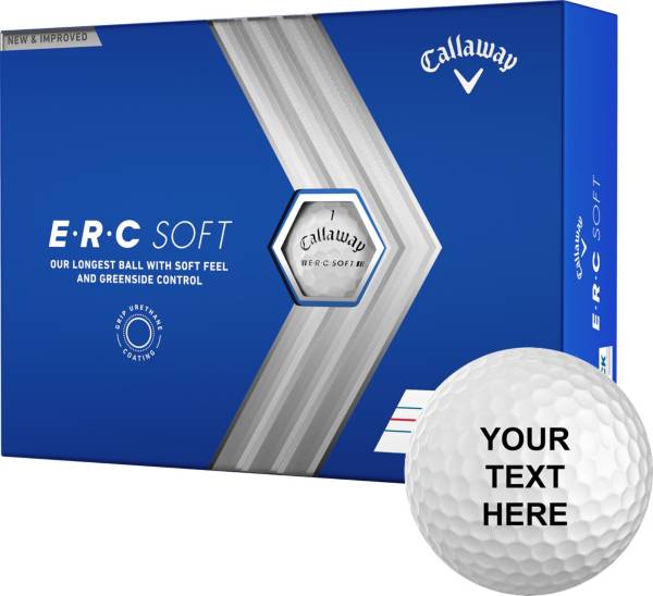 Callaway 2023 ERC Soft Triple Track Personalized Golf Balls Golf Galaxy
