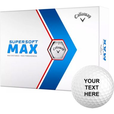 sorry, Callaway 2023 Supersoft Max Personalized Golf Balls is currently out of stock