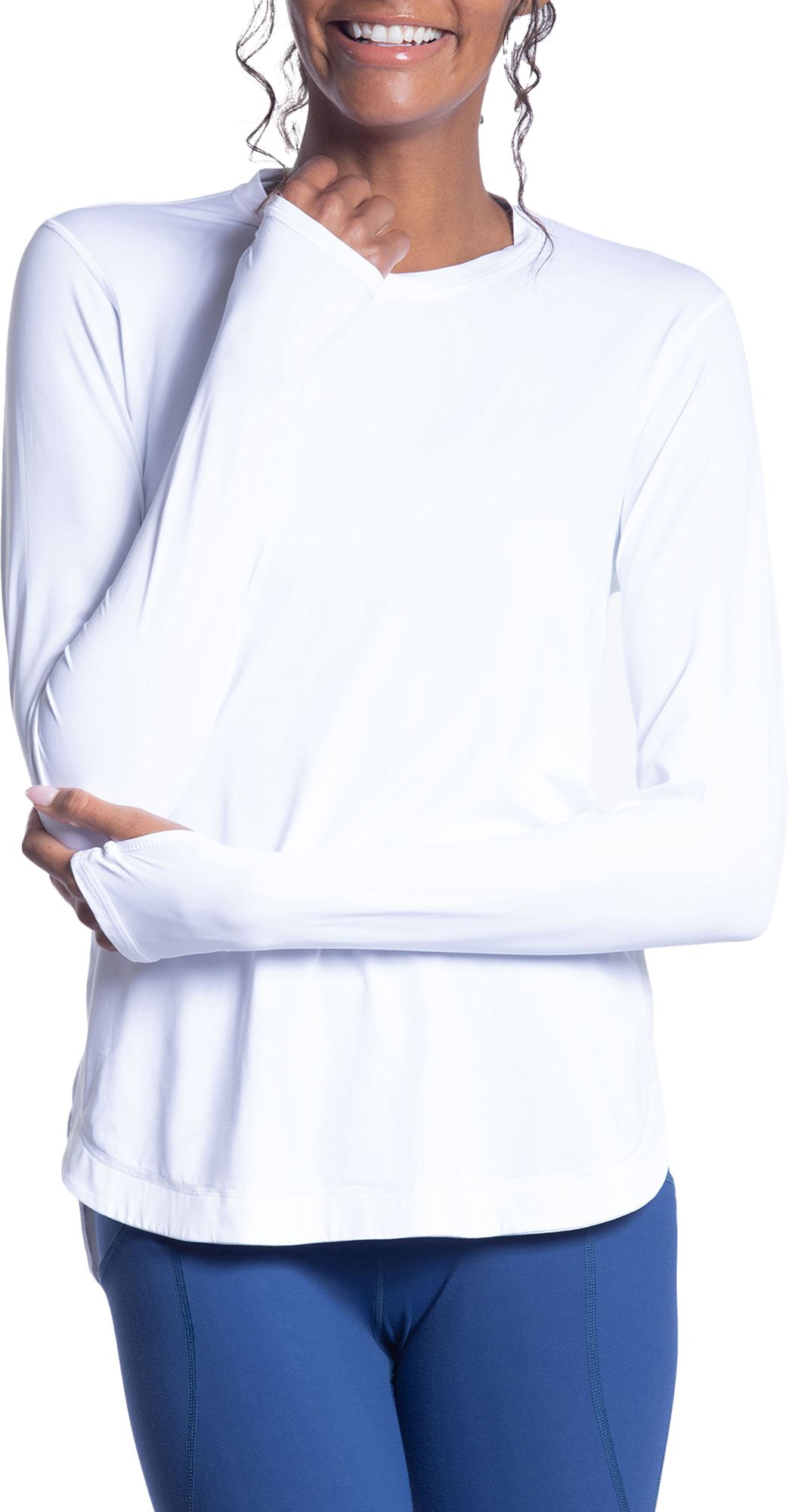 BloqUV Women's Relaxed Scallop Racquet Pullover product image