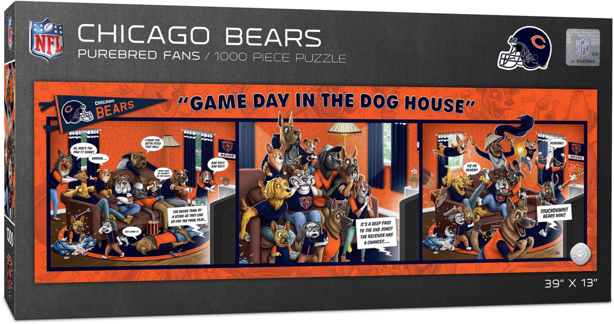 You The Fan Chicago Bears Gameday In The Dog House Puzzle