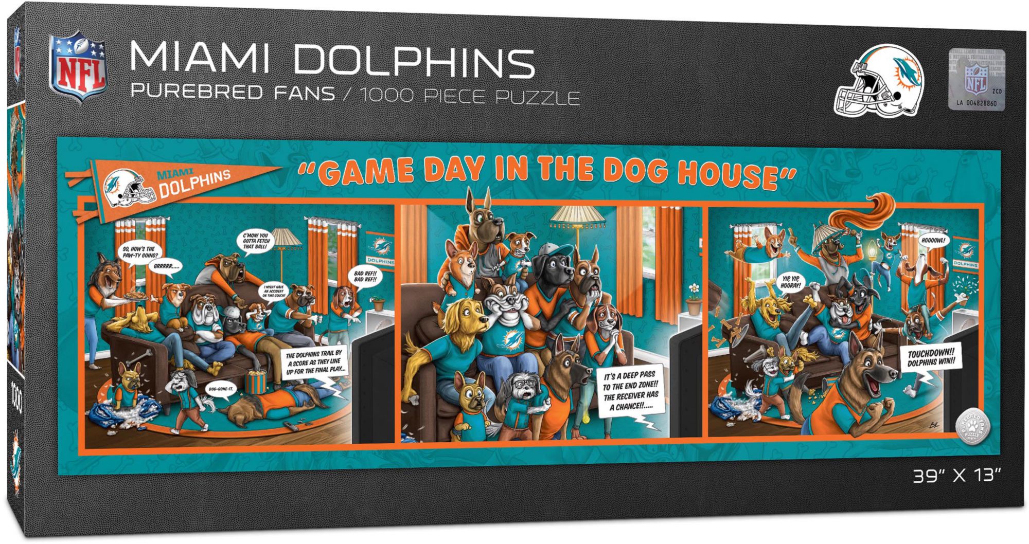 Youthefan You The Fan Miami Dolphins Gameday In The Dog House Puzzle