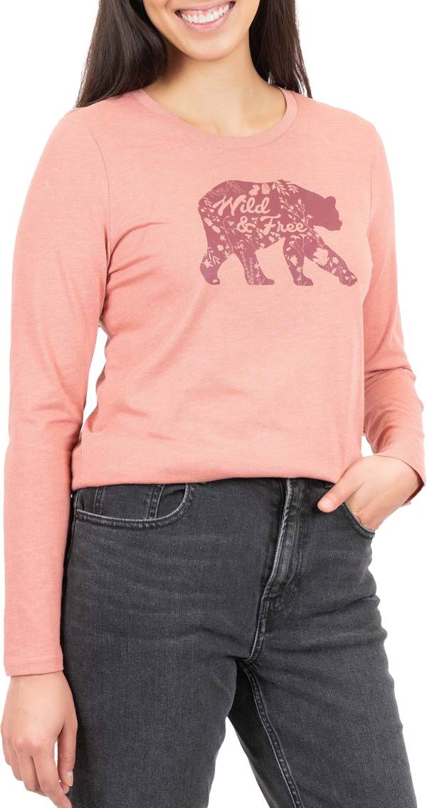 Mountain and Isles Women's Bear Long Sleeve Graphic T-Shirt product image