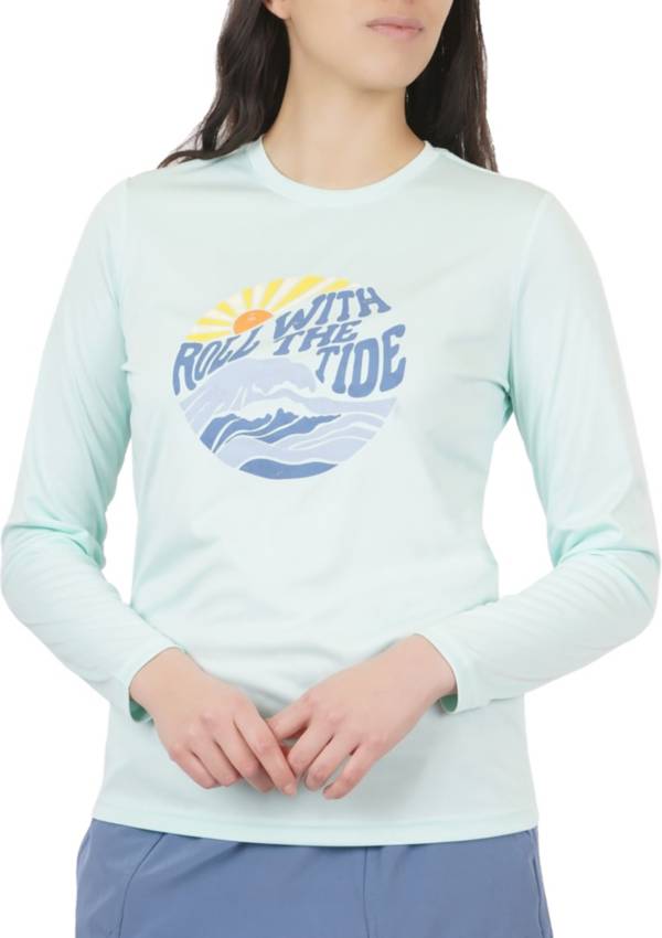 Mountain and Isles Women's Tide Crew Neck Long Sleeve T-Shirt product image