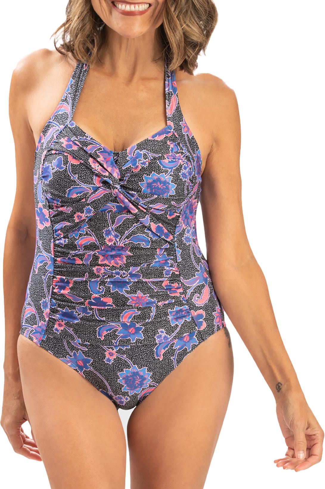Dolfin Women's Printed Sweetheart One-Piece Swimsuit product image