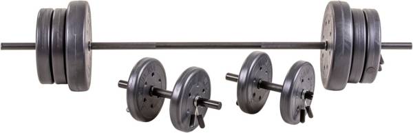 Fitness gear 100 best sale pound standard weight set