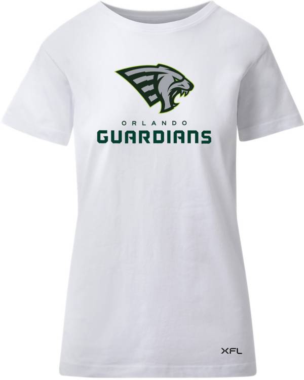 XFL Women's Orlando Guardians Lockup Logo White T-Shirt product image