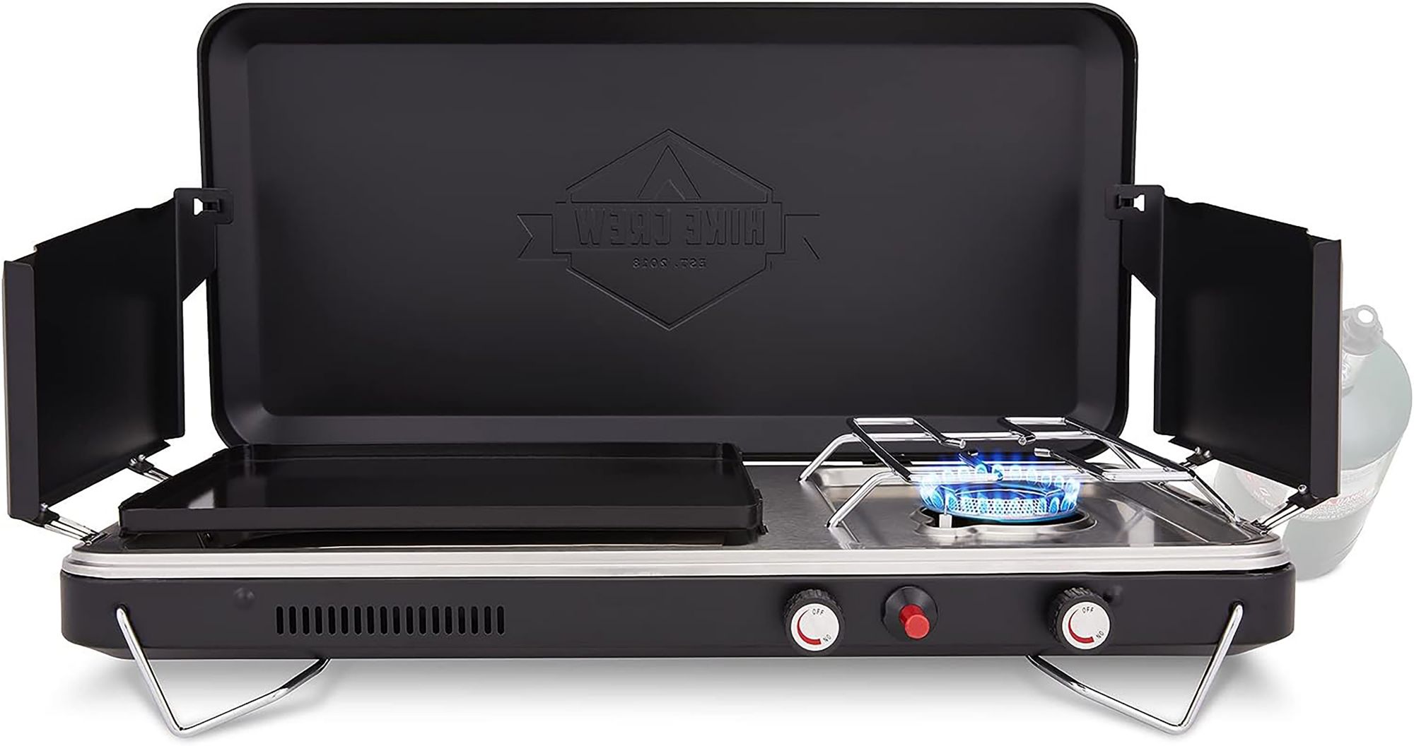 Hike Crew 2-in-1 Gas Camping Stove Simolary simolary.com