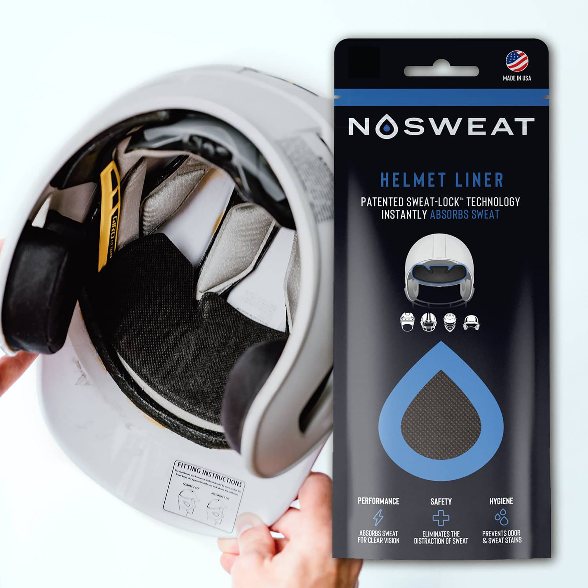 NoSweat Batting Helmet Liner product image