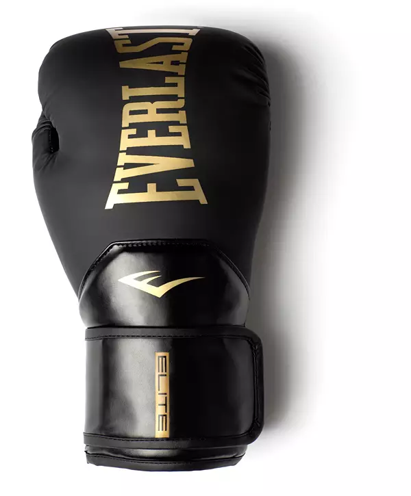 Everlast Elite 2 Boxing Gloves 16 oz. - Black/Gold