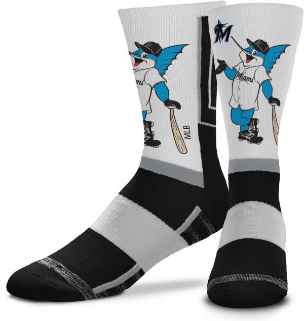 For Bare Feet Miami Marlins Mascot Socks product image