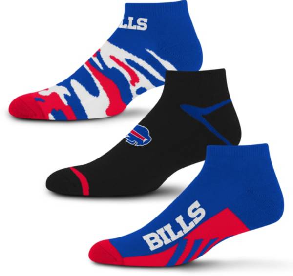 For Bare Feet Buffalo Bills 3-Pack Camo Socks
