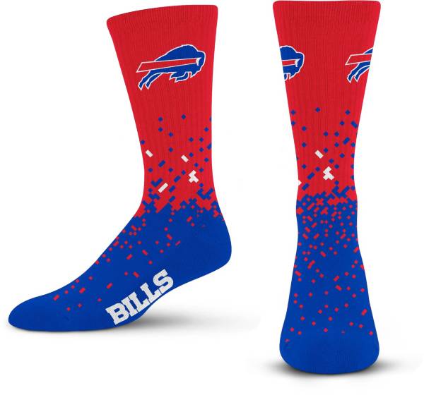 Officially Licensed NFL Buffalo Bills Team Motto Socks, Youth Size | for Bare Feet