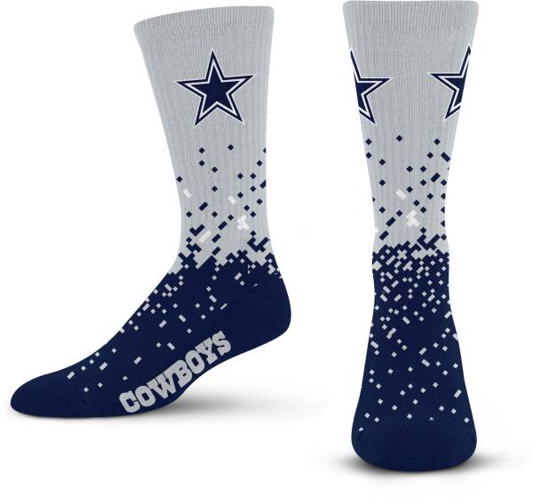 For Bare Feet Dallas Cowboys Spray Zone Socks