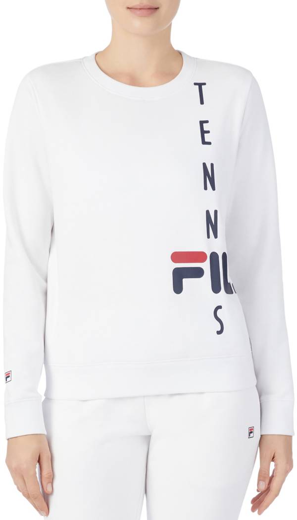 FILA Women s Tennis Essentials Crewneck Sweatshirt Dick s