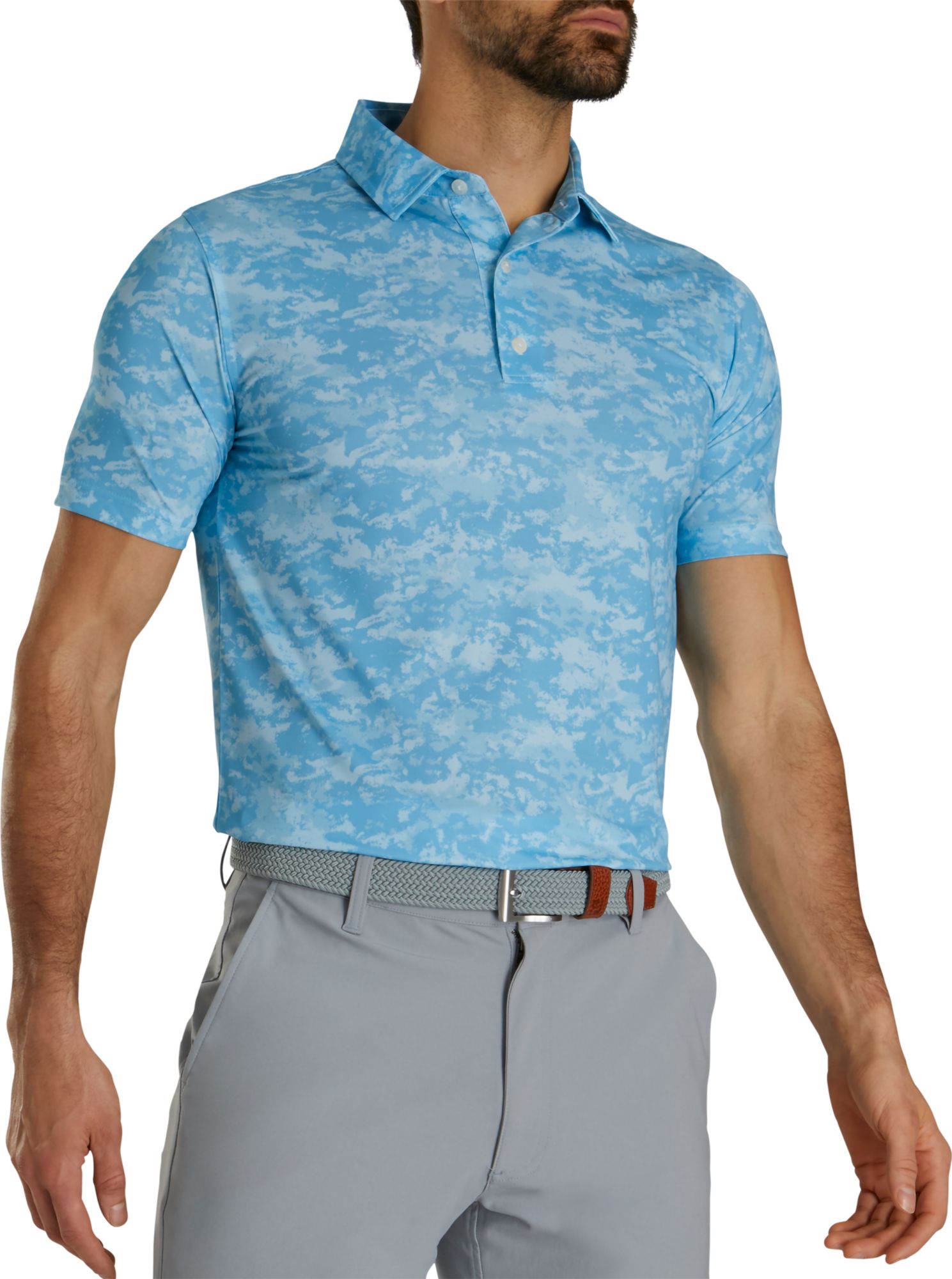 camouflage golf polo