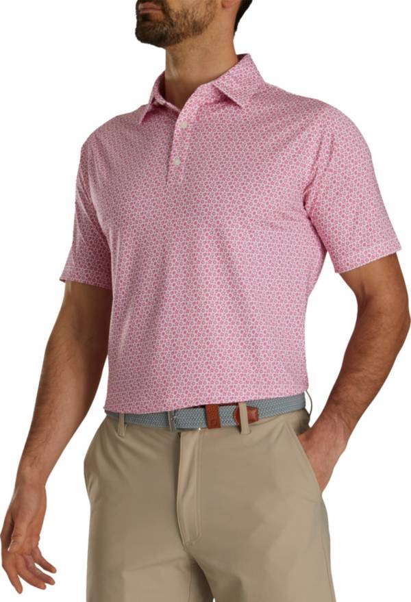 Mens floral golf on sale shirts