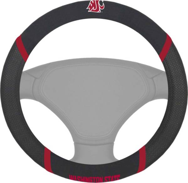 FANMATS Washington State Cougars Football Grip Steering Wheel Cover product image