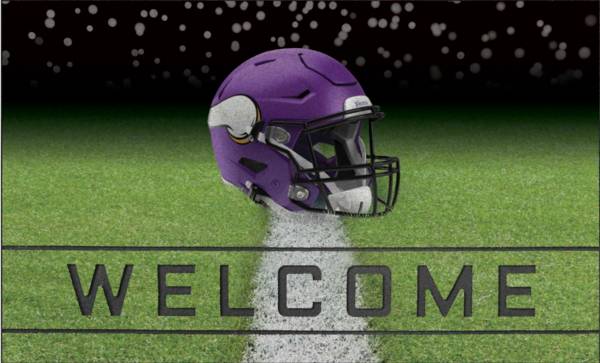 FANMATS Minnesota Vikings Rubber Door Mat