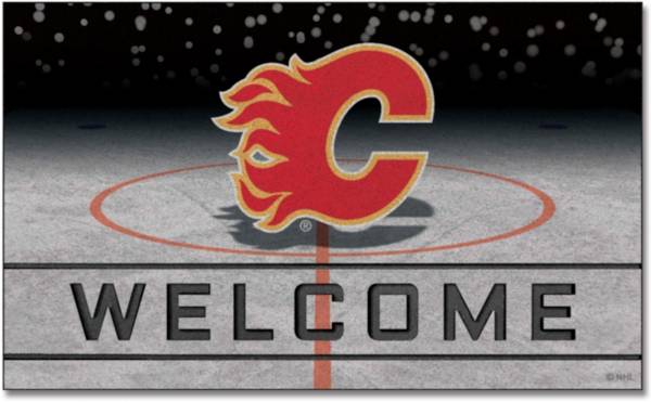 FANMATS Calgary Flames Rubber Door Mat | Dick's Sporting Goods