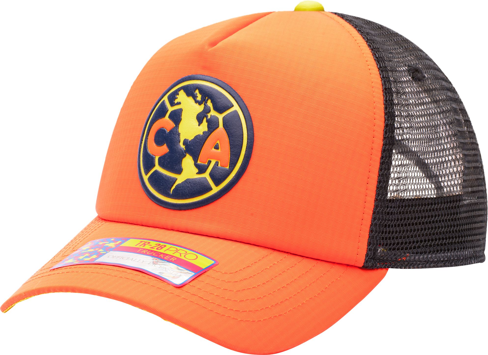 Fan Ink Adult Club America 2023 Aspen Orange Trucker Hat product image