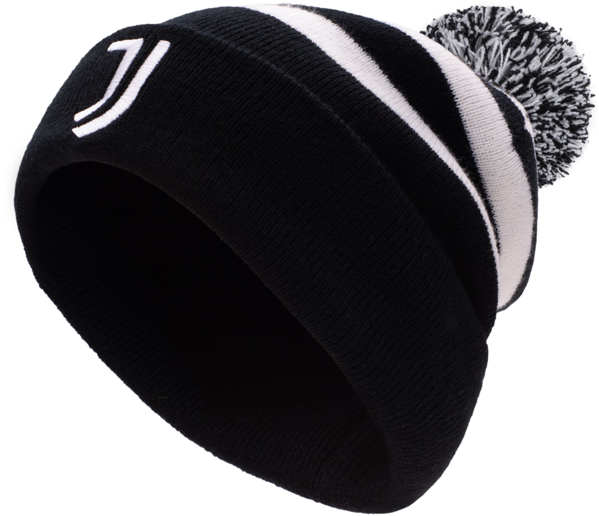 Fan Ink Adult Juventus 2023 Aspen Black Pom Knit Beanie product image